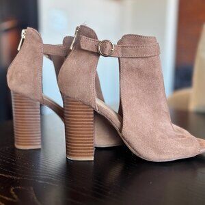 Women's Open Toe Booties